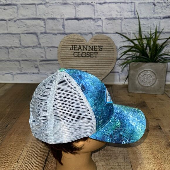 New Costa Del Mar Mossy Oak Coastal Mens Trucker Snapback Cap Hat - Picture 3 of 8